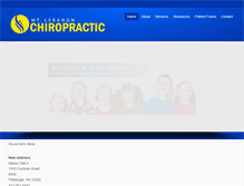 Tablet Screenshot of mtlebanonchiropractic.com